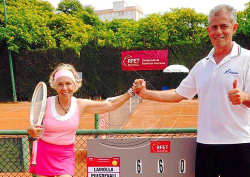 Una campiona de 72 anys
