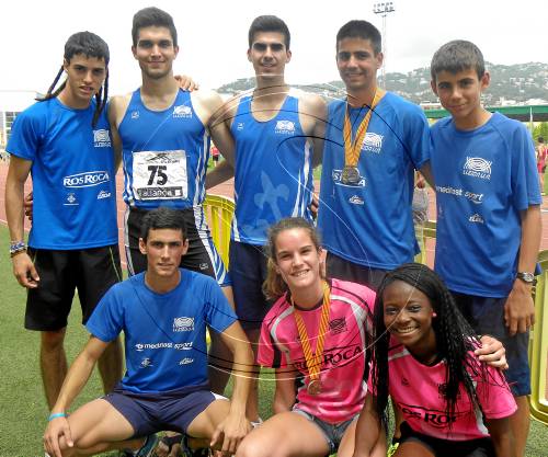 El Lleida UA guanya onze medalles al Català de base