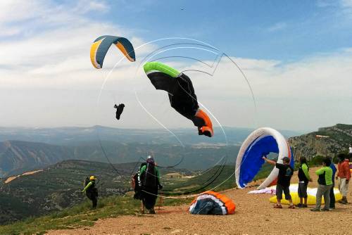 Arqué domina les dos proves de la Lliga Catalana de parapent a Àger