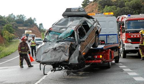 Mor un matrimoni andorrà de 81 i 80 anys a causa d'un accident a la C-14 a Bassella