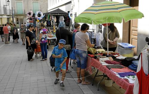 Les Borges Blanques celebra el dotzè mercat de productes de segona mà