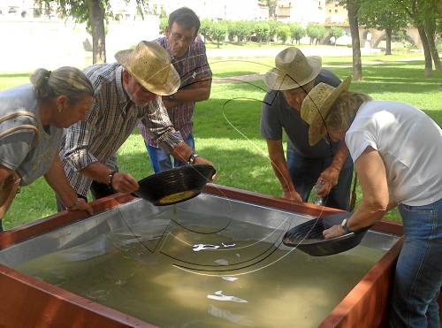 Buscadors d'or a Balaguer