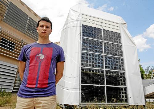 La UdL desenvolupa plaques solars integrades en façanes per produir electricitat o calor