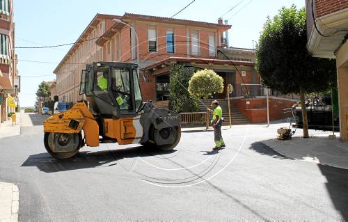 Obres perquè els cotxes redueixin velocitat al costat d'escoles de Tàrrega