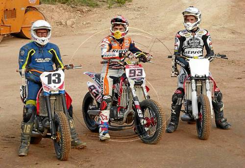 Els Màrquez estrenen el circuit de l'Albi