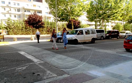 Fraga millora la seguretat dels vianants a l'avinguda Aragó