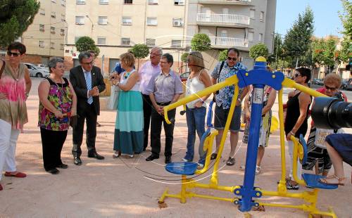 Estrena de la nova plaça Baulies a la Bordeta