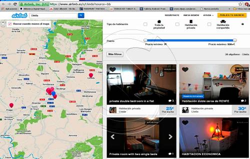 El Govern vol tancar el portal de lloguer d'habitacions a turistes