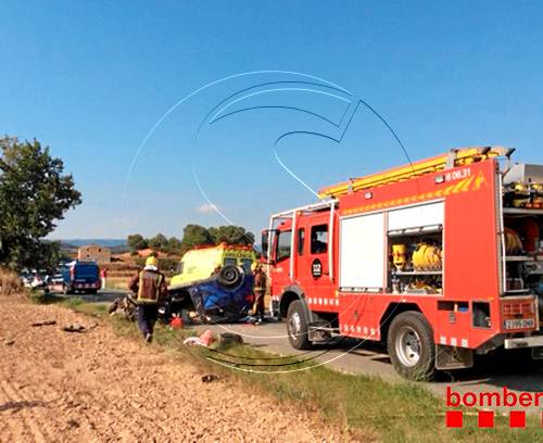 Una menor morta i dos ferits greus en un accident a la C-14 a Montblanc
