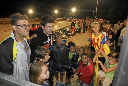 Àlex Màrquez, l'atracció en el Dirt Track de l'Albi
