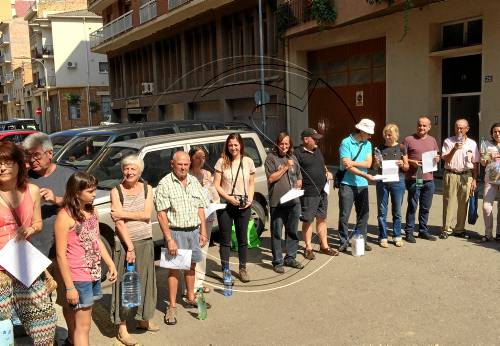Protesta a Sant Esteve de la Sarga per la qualitat de l'aigua de boca