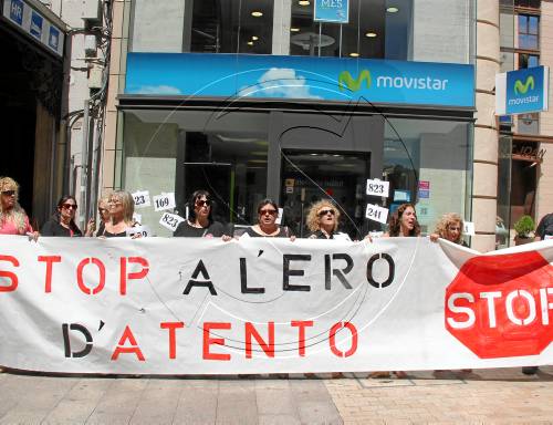 La plantilla d'Atento recolza 30 acomiadaments a Lleida