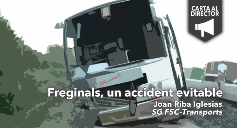 Freginals, un accident evitable