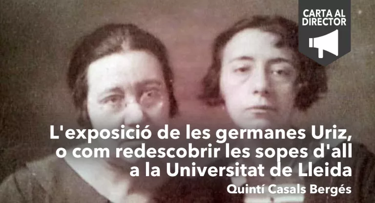 L'exposició de les germanes Uriz, o com redescobrir les sopes d'all a la Universitat de Lleida