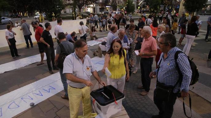 Primer d’octubre de 2017, càrrega de dinamita