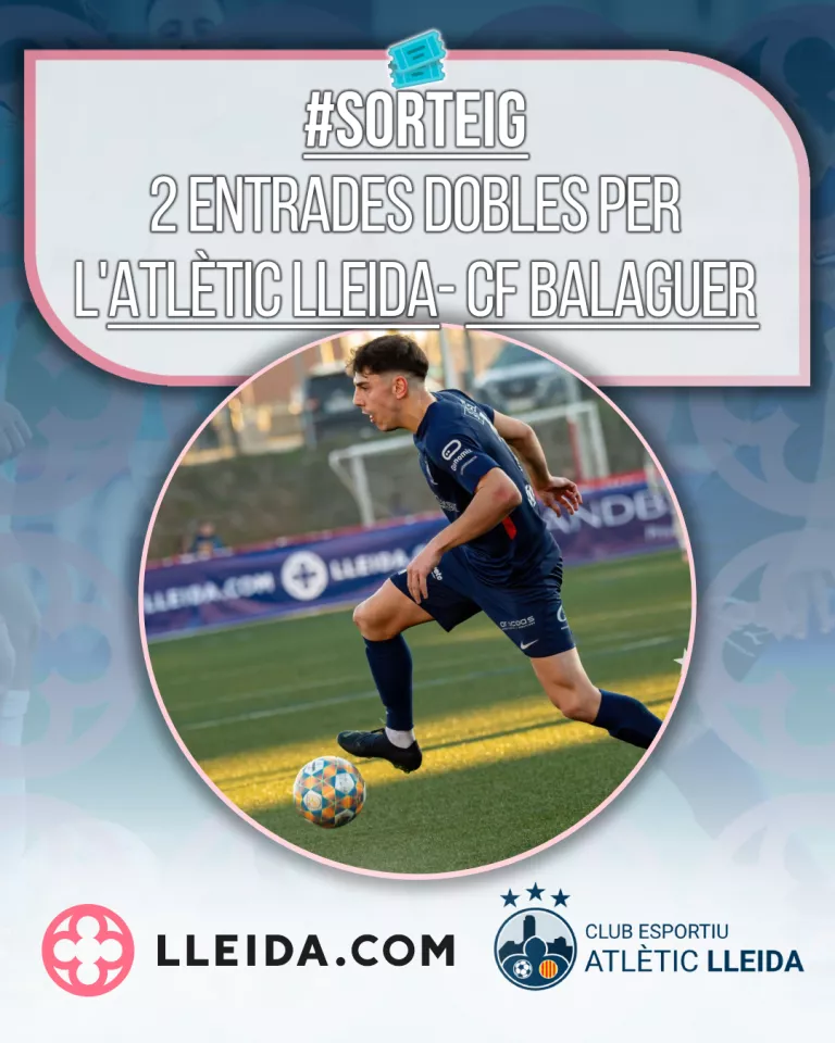 2 Entrades Dobles per l'Atlètic Lleida - FC Balaguer