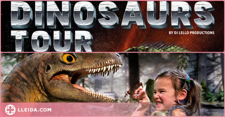 Sorteig 4 Entrades Dobles pel Dinosaurs Tour a Lleida