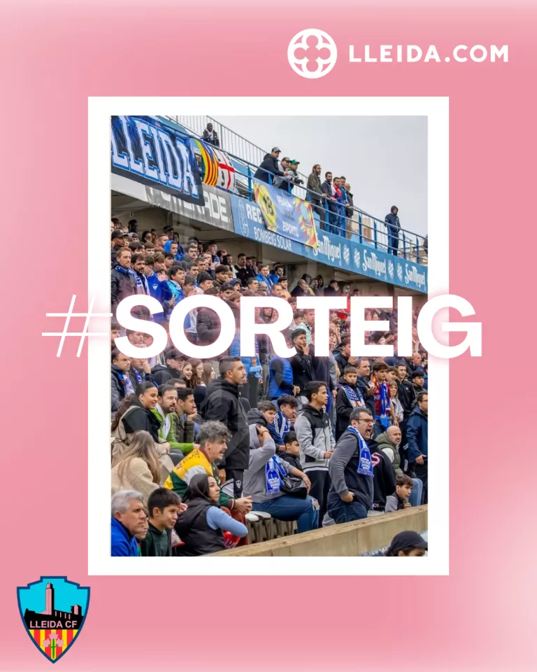 Sorteig 5 ENTRADES DOBLES pel Lleida CF - Barakaldo CF
