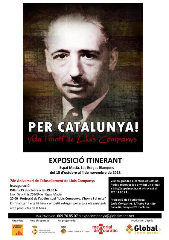 'Per Catalunya! vida i mort de Lluís Companys'