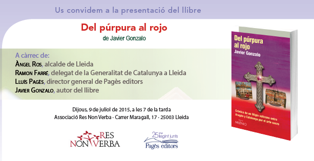 Presentació del llibre "Del púrpura al rojo"