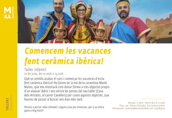 Comencem les vacances fent ceràmica ibèrica