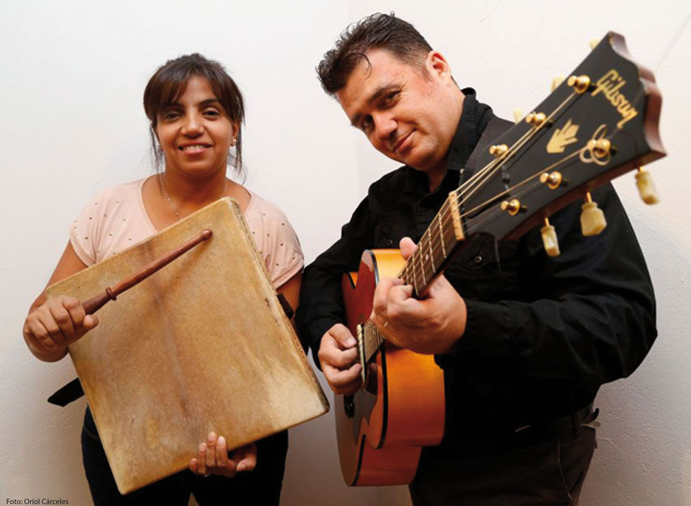 la família Roquer canta el Nadal