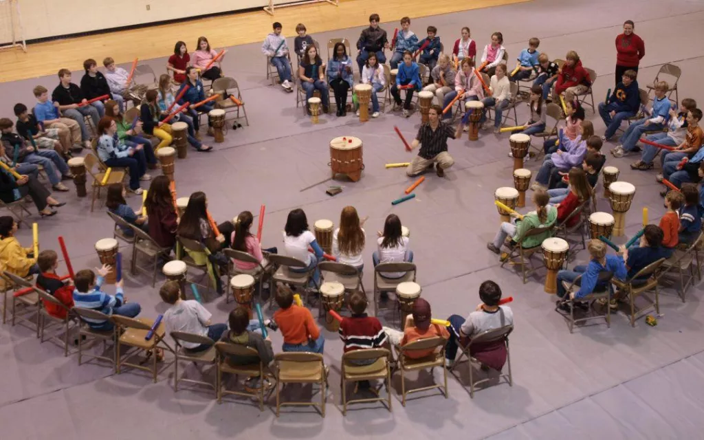 Música de cinema i percussions Drum Circle!