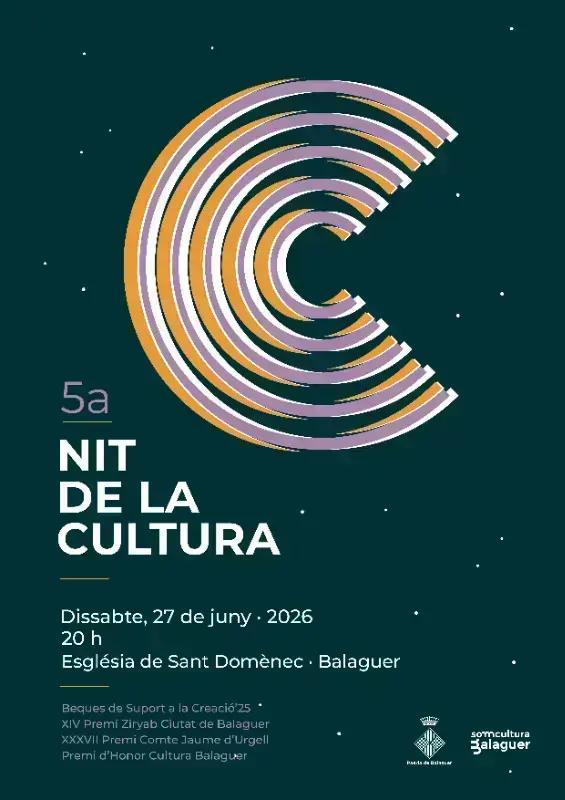 La 5a Nit de la Cultura de Balaguer 2026