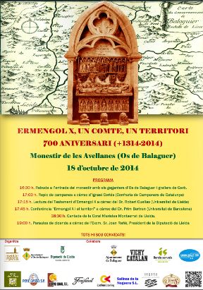 Ermegol X, un comte, un territori. 700 aniversari