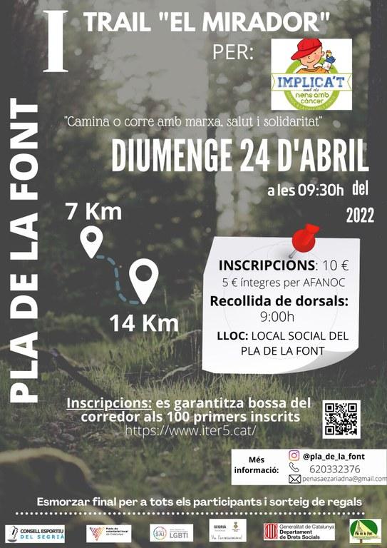 Trail "El Mirador" per AFANOC
