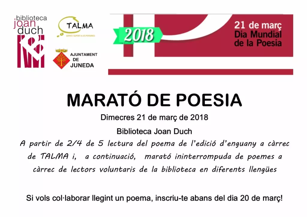 Marató de poesia