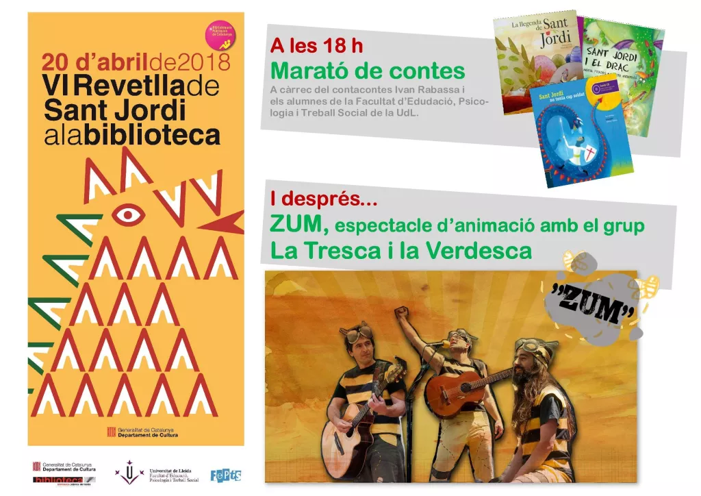 Revetlla de Sant Jordi a la biblioteca