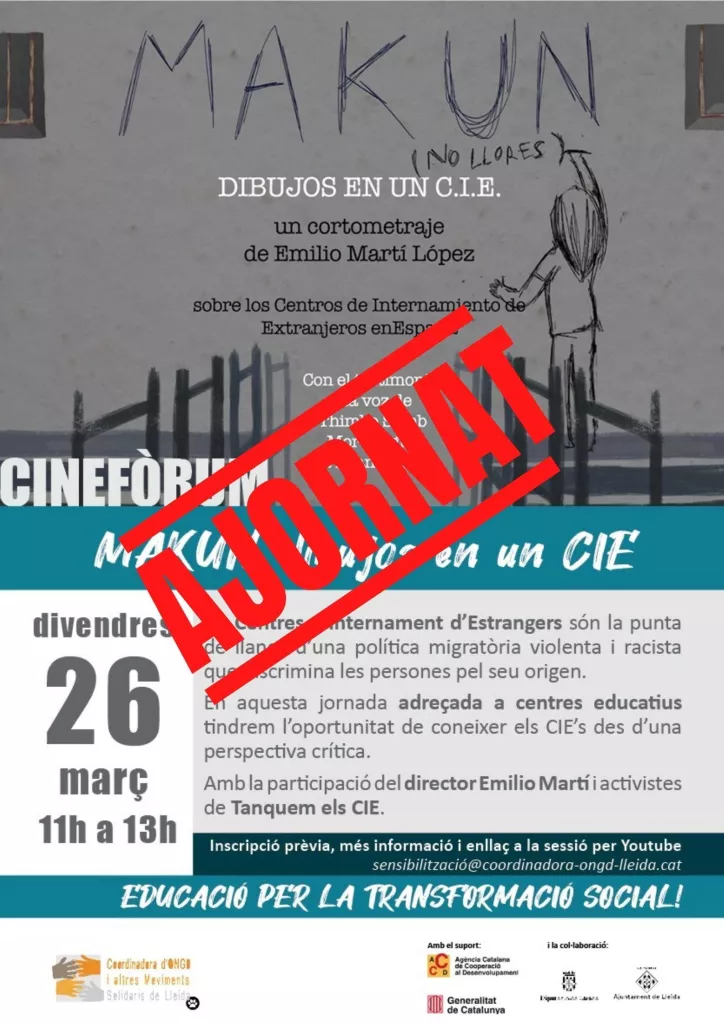 'Makun, dibujos en un CIE' d'Emilio Martí