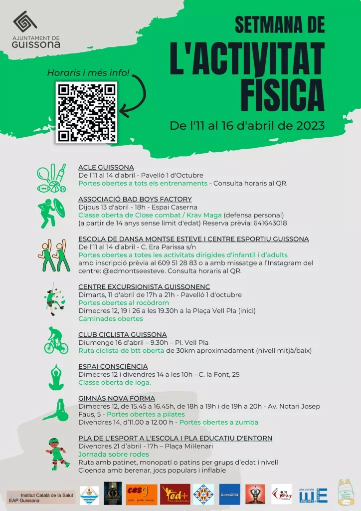 Setmana de l'Activitat Física | Guissona