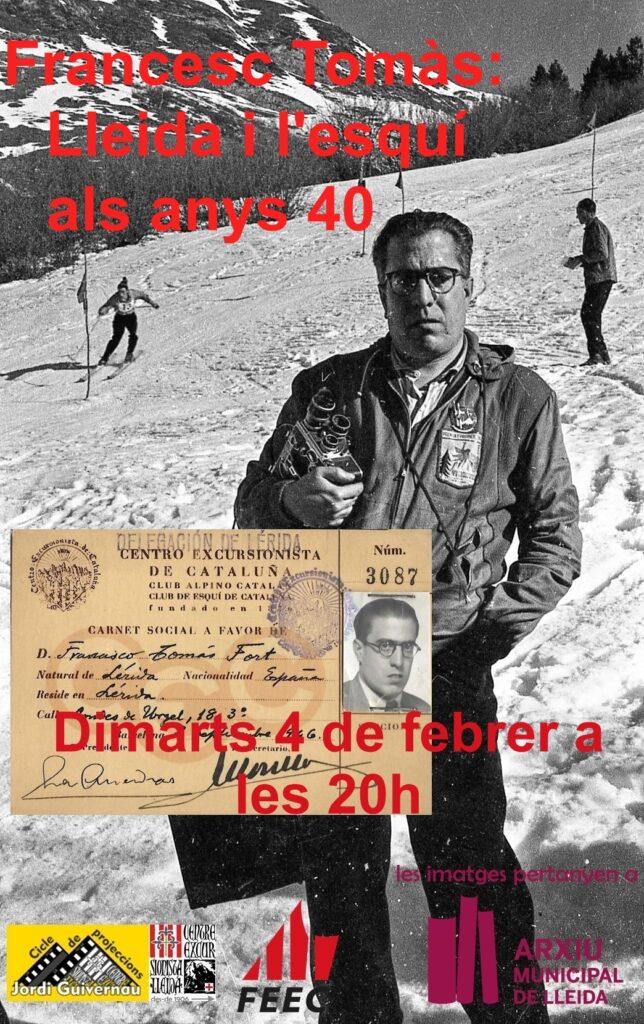 Francesc Tomàs: Lleida i l'esquí als 40 anys