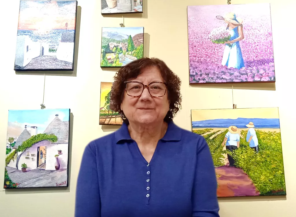 La pintura a l'oli de Trinitat Solé