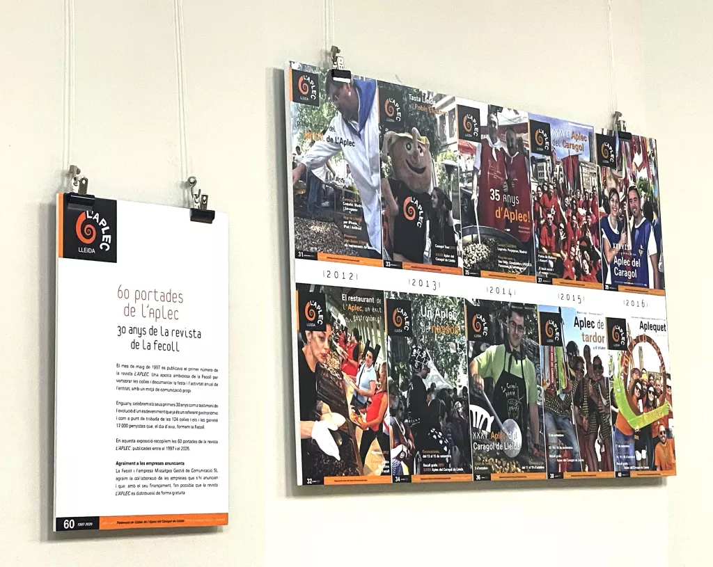 Exposició “60 portades de L’APLEC”