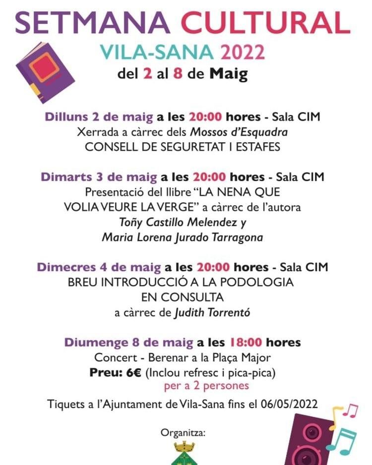 Setmana Cultural | Vila-sana