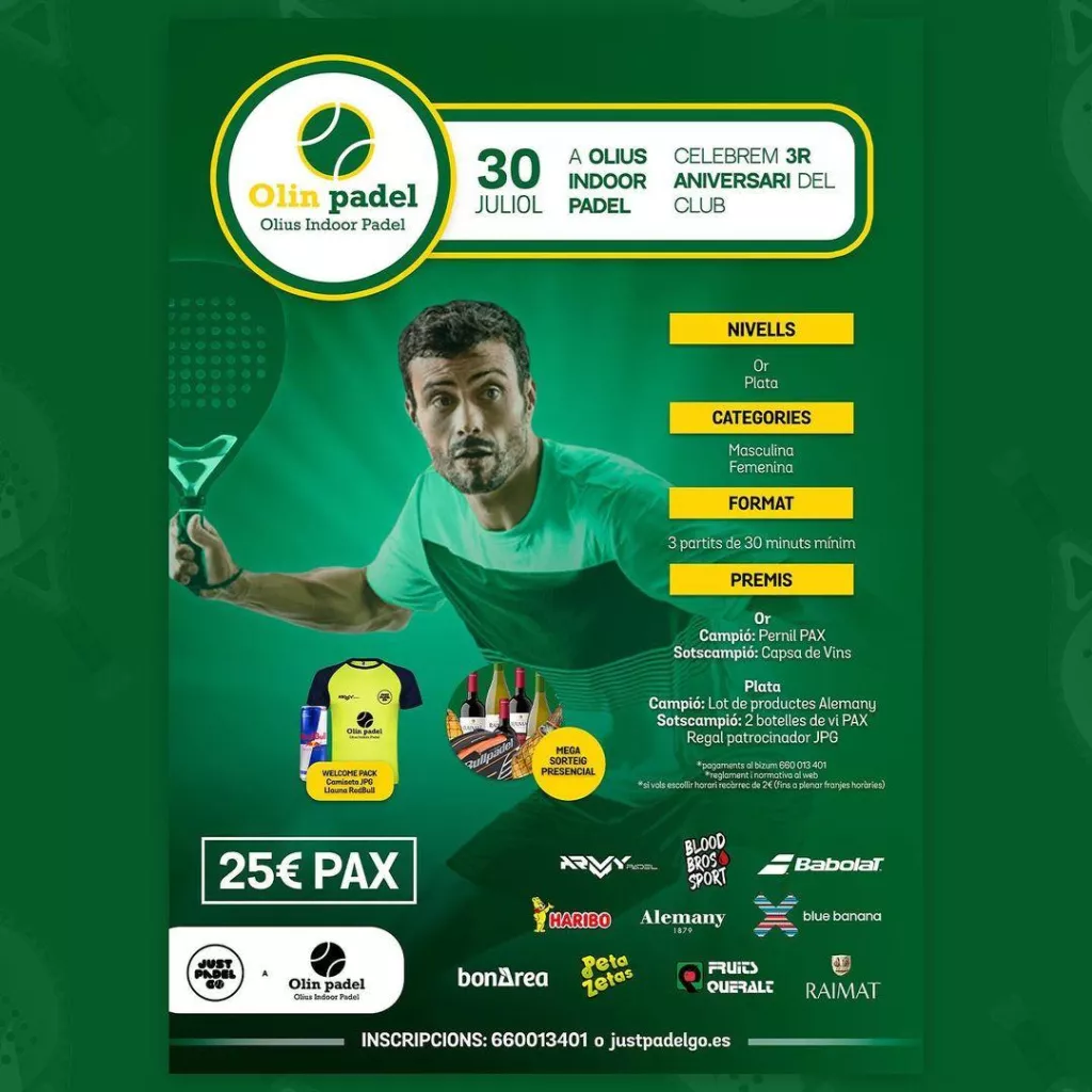 Torneig Olin Padel - Just Padel Go