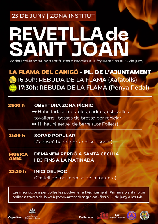 Revetlla Sant Joan | Artesa de Segre