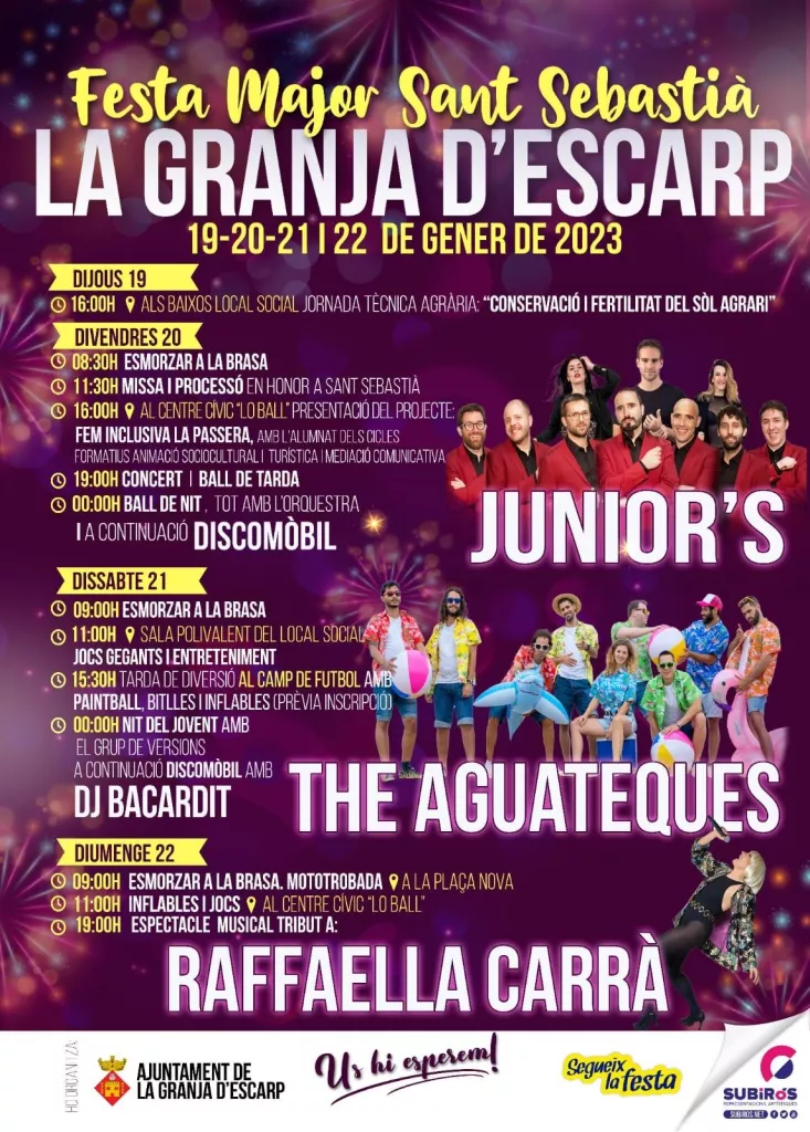 Festa Major de Sant Sebastià | La Granja d’Escarp