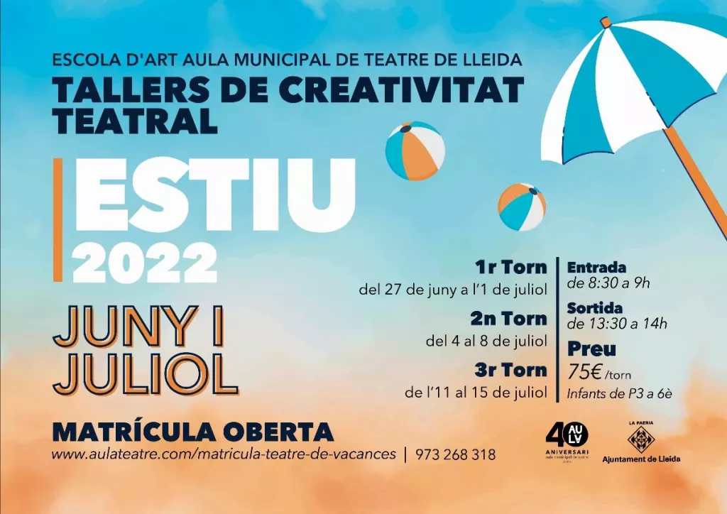 Estades Estiu | Aula Teatre de Lleida