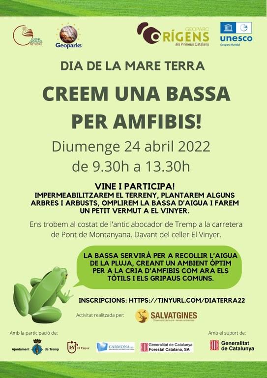 Creem una bassa amb amfibis!
