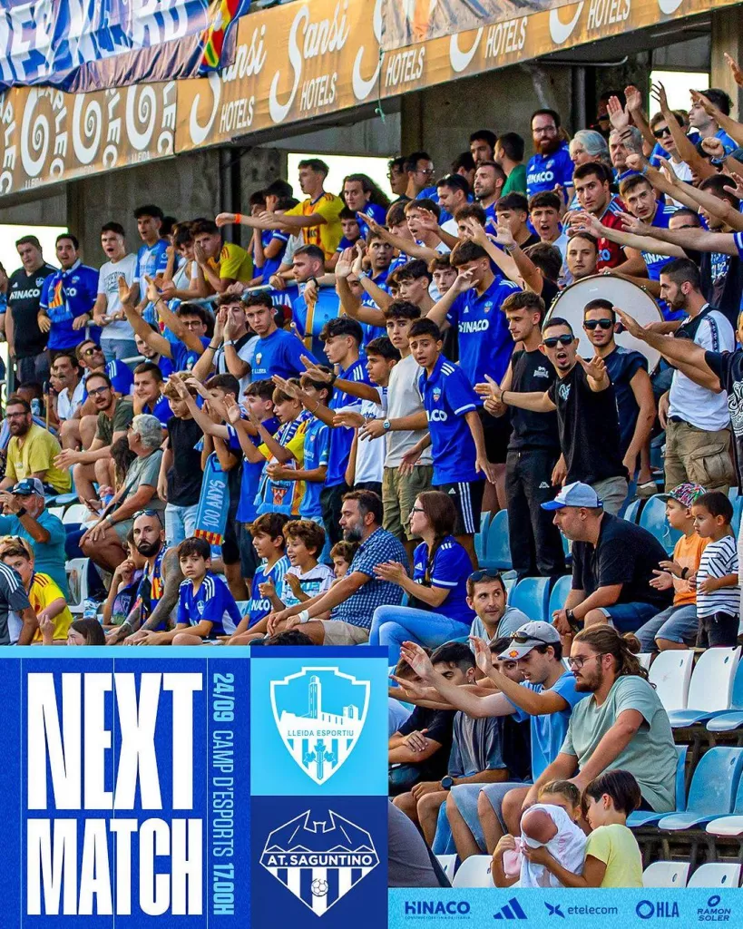 Lleida Esportiu - At. Saguntino