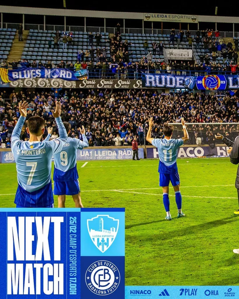 Lleida Esportiu - Badalona Futur