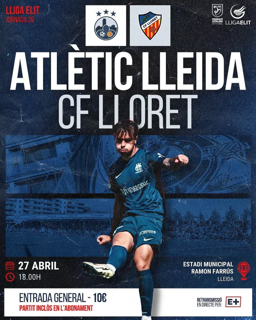 Atlètic Lleida - CF Lloret