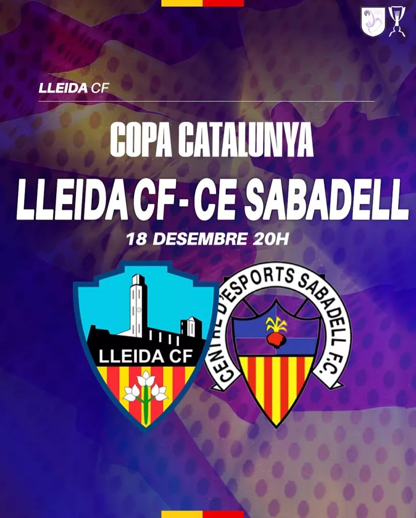 Lleida CF vs CE Sabadell | Copa Catalunya