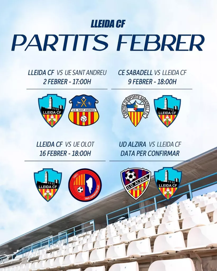 Lleida CF - UE Sant Andreu