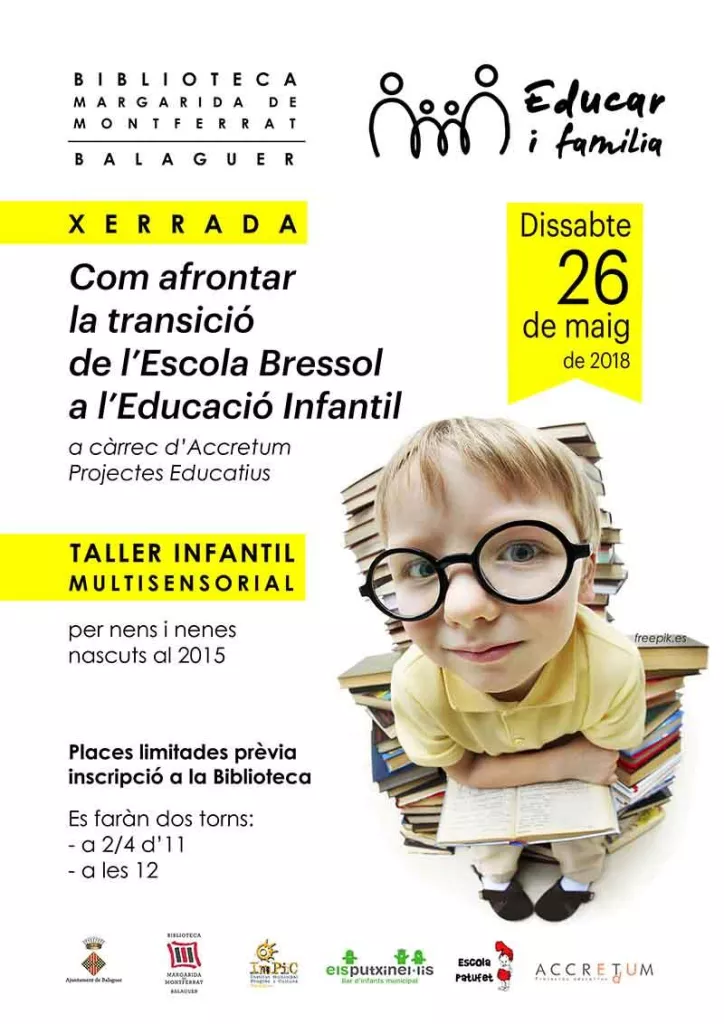 Taller: "Com afrontar la transició de l'escola bressol a l'educació infantil"
