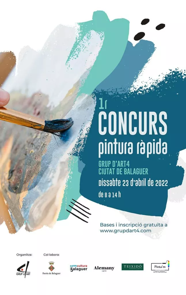 Concurs de Pintura Ràpida 'Grup d'Art 4 - Ciutat de Balaguer'